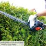 Scheppach HTH250/240P Hedge Trimmer, 700W Petrol Engine, 600mm Blade, 27mm Cutting Capacity, Rotating Handle Scheppach HTH250/240P Hedge Trimmer, 700W Petrol Engine, 600mm Blade, 27mm Cutting Capacity, Rotating Handle